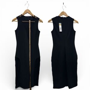 Chic Black Midi Dress